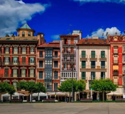 Centro Historico Exterior, Calle Nueva Dos Balcones بنبلونة المظهر الخارجي الصورة